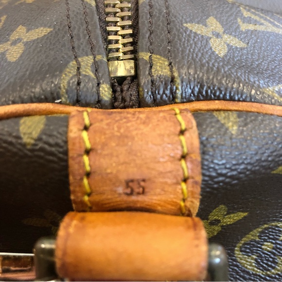 Vintage LOUIS VUITTON Monogram Bandolier Boston Weekend Duffle Tote Bag LV55 - Picture 8 of 17